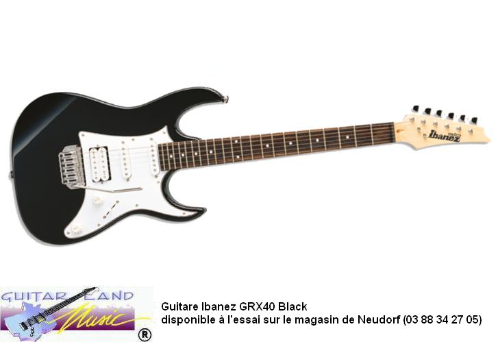 Guitare Ibanez GRX40 Noir